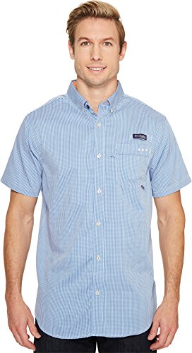 Vivid Blue Micro Gingham