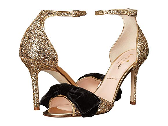 Gold Glitter/Black Velvet