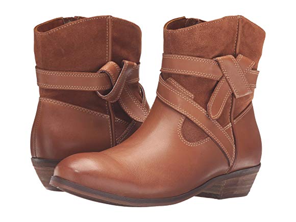 Cognac Smooth Leather/Cow Suede
