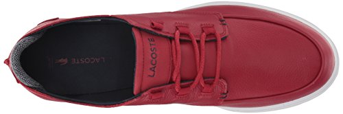 Red Navy Leather