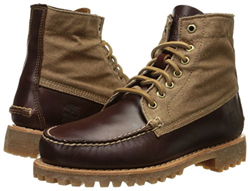 Brown Leather/Canvas