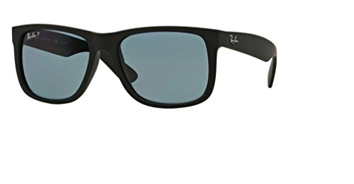 Black Rubber/Dark Blue Polarized