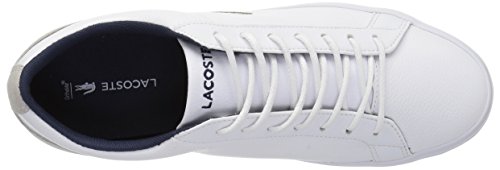 White Navy Leather
