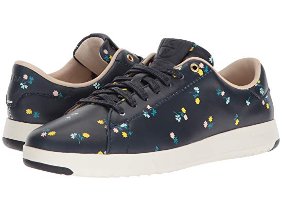 Navy Dotted Floral