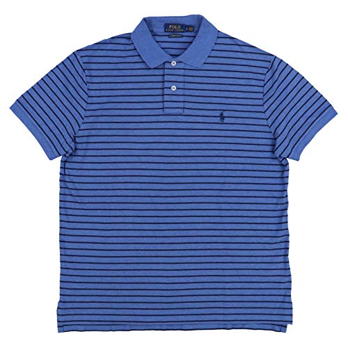 Blue Heather Navy Stripes