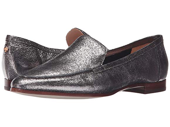 Anthracite Crackled Metallic Nappa