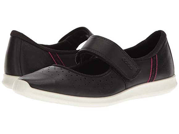 Black/Black/White Cow Leather/Textile
