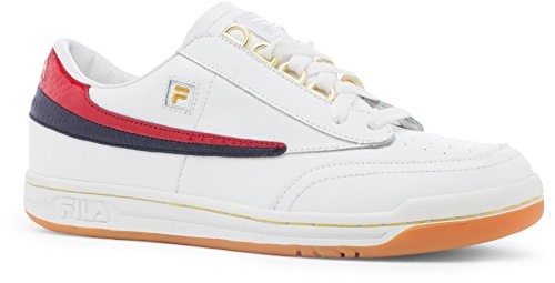 White, Fila Navy, Fila Red