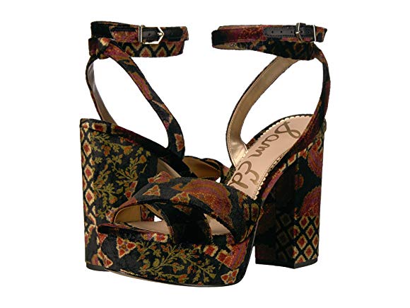 Black Multi Foulard Patchwork Velvet