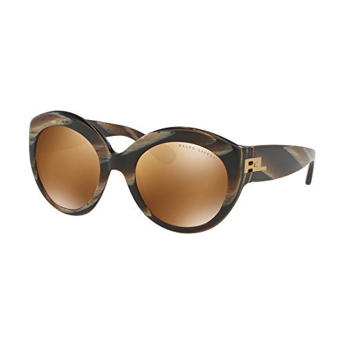 Brown Horn Vintage Effect / Brown Mirror Gold