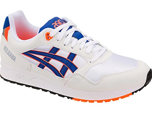 White/Asics Blue