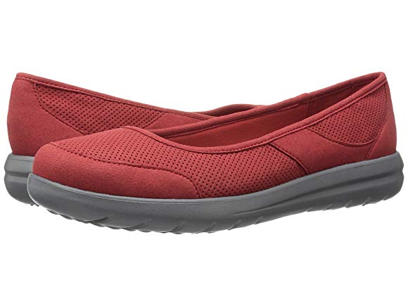 Red Perfed Microfiber