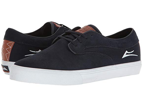 Midnight/White Suede