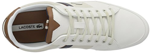 Off White/Brown Synthetic