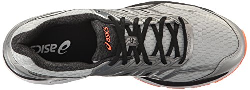 Silver/Black/Hot Orange
