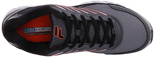 Dark Silver/Black/Red Orange