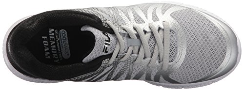 Metallic Silver/Black/White