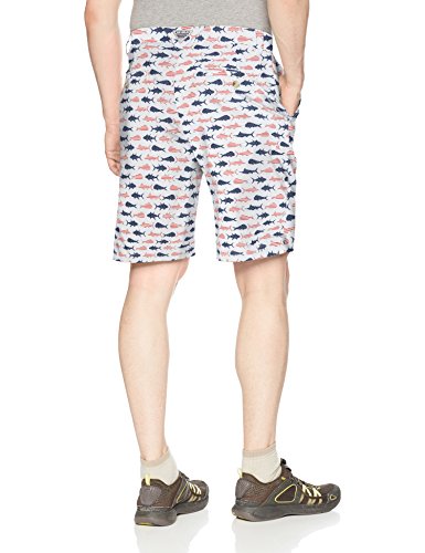 White Americana Fish Print
