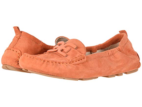 Sedona Orange Kid Suede Leather