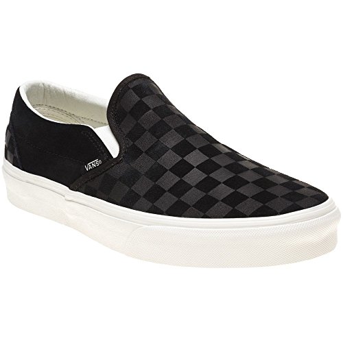 Black ((Checker Emboss) Black/Marshmallow Qcf)