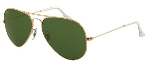 Gold Frame/Green Polarized Lens