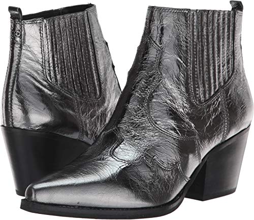 Anthracite Metallic Leather
