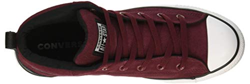 Dark Burgundy/Black/White