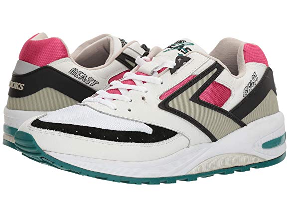 White/Black/Pink/Aqua Blue