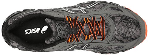 Gunmetal/Silver/Hot Orange