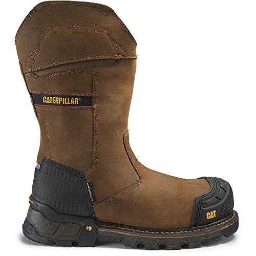 caterpillar excavator xl pull on waterproof composite toe work