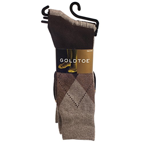 1 Brown Argyle / 1 Solid Brown / 1 Solid Beige