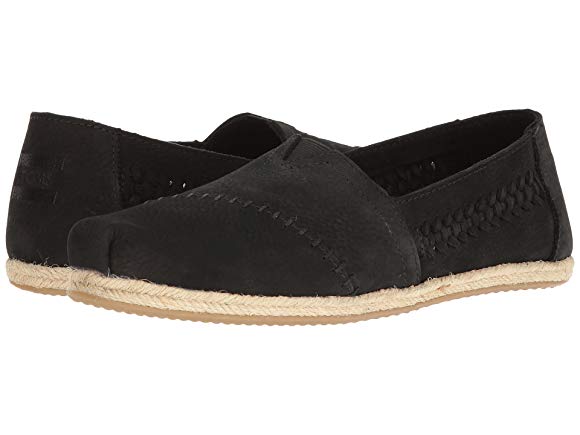 Black Nubuck/Woven Panel