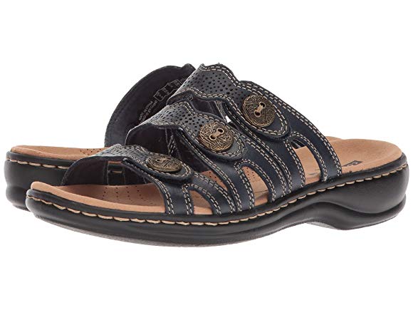 Navy Leather