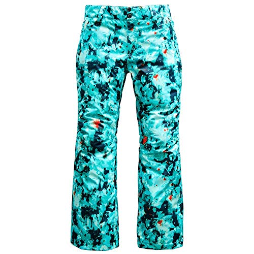 Trans Antarctic Blue Snow Floral Print