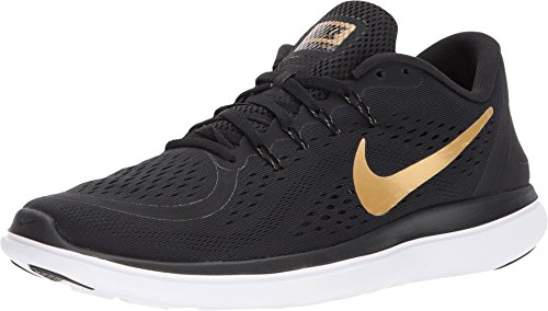 Black/Metallic Gold-white