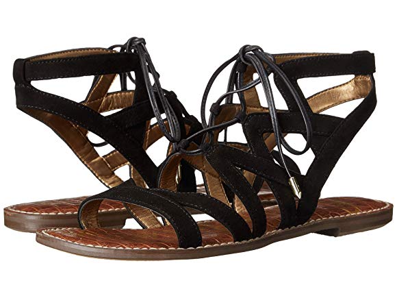 Black Kid Suede Leather