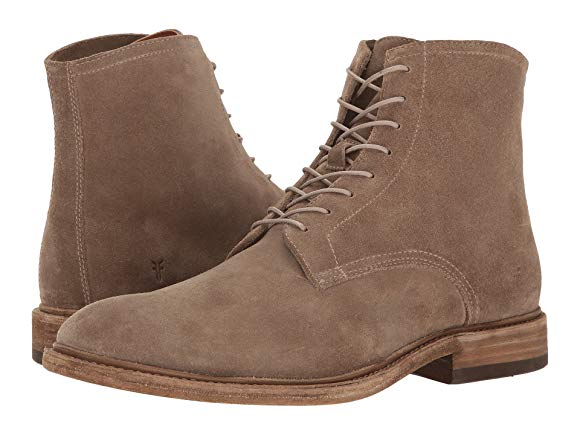 Grey Oiled Suede