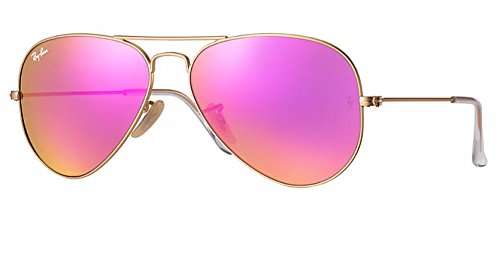 Matte Gold/Crystal Green Mirror Fuxia