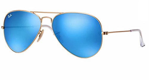 Matte Gold/Crystal Green Mirror Multi Blue