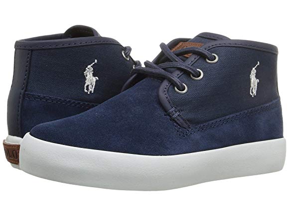 Navy Suede/Herringbone Twill/Cream Pony Player