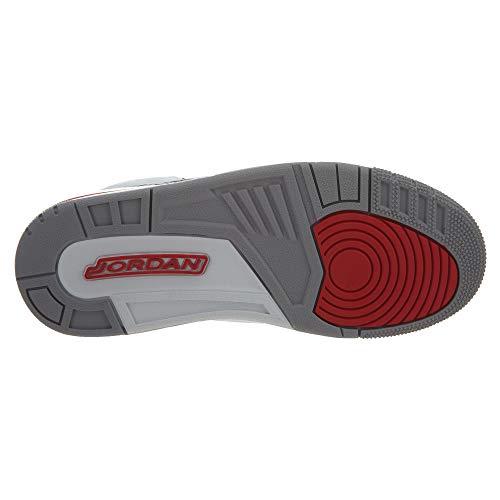 White/Fire Red-cement Grey