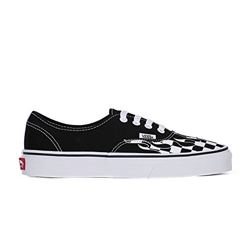 (Checker Flame) Black/True White