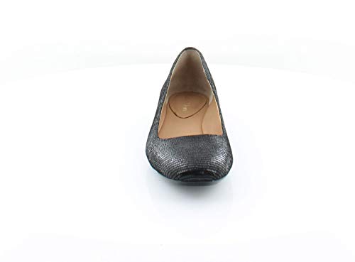 Black Lizard Printed Leather