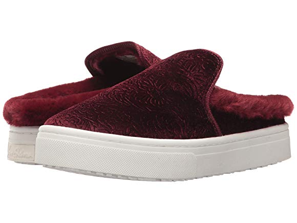 Malbec Embossed Floral Velvet