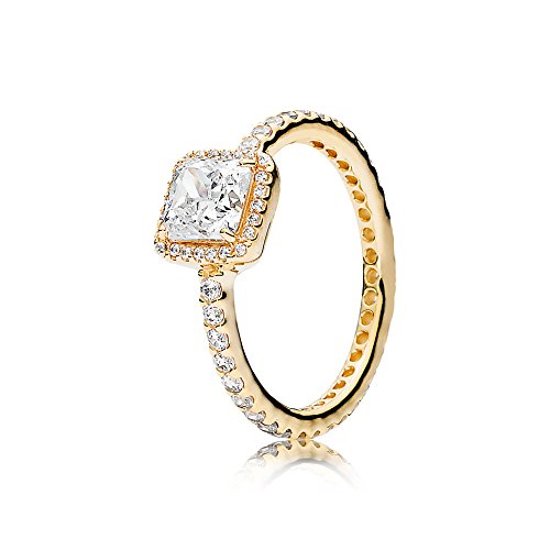 Gold 14K & Clear CZ
