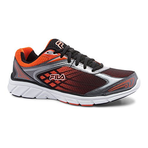 Black/Dark Silver/Red Orange