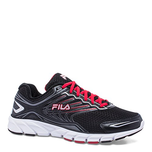 Black/Fila Red/Metallic Silver