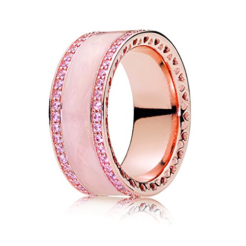 Pandora Rose, Cream Enamel & Clear Cz