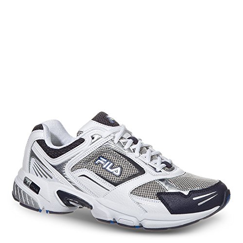 Metallic Silver/White/Fila Navy