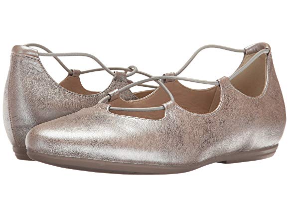 Silver Metallic Leather
